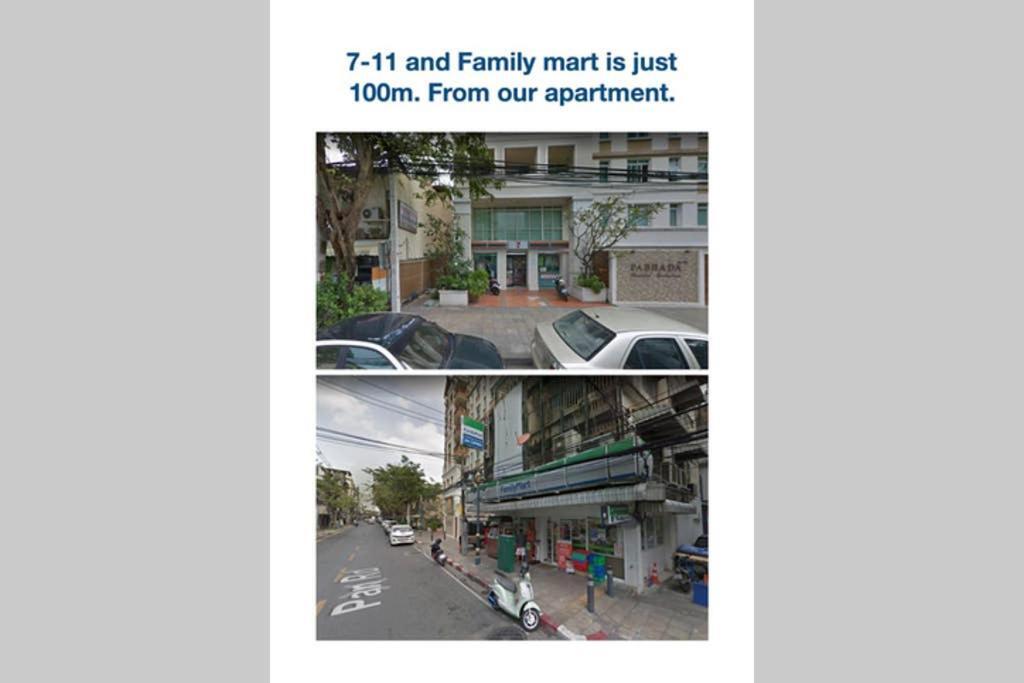P2 Silom Large 2Beds Full Kitchen Wifi 4-6Pax Apartment Bangkok Luaran gambar